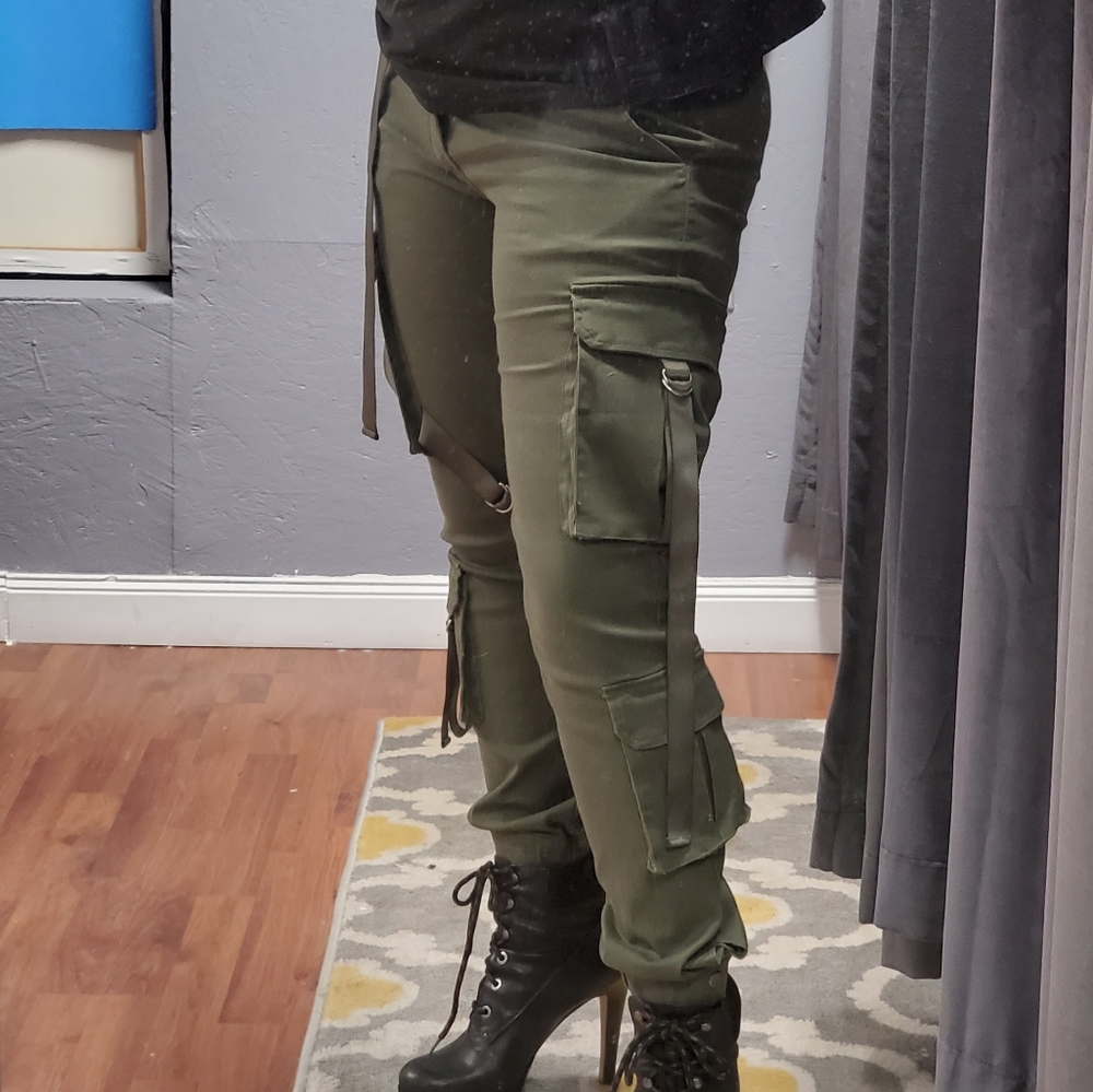 High waist Cargo pants